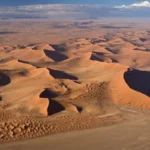 Aerial view Namib desert